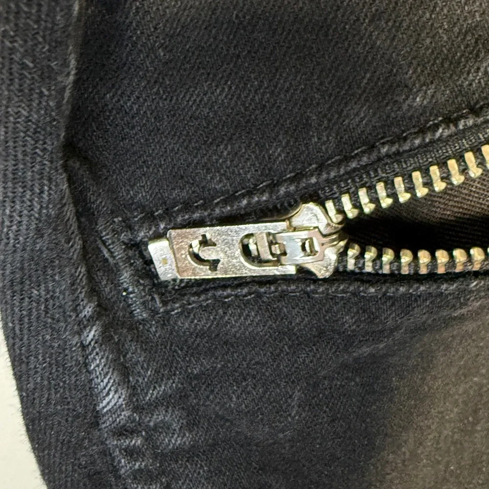 True‎ Religion Mens Slim Moto Zippers Black Biker Jeans MAXH208EL Size 38x33